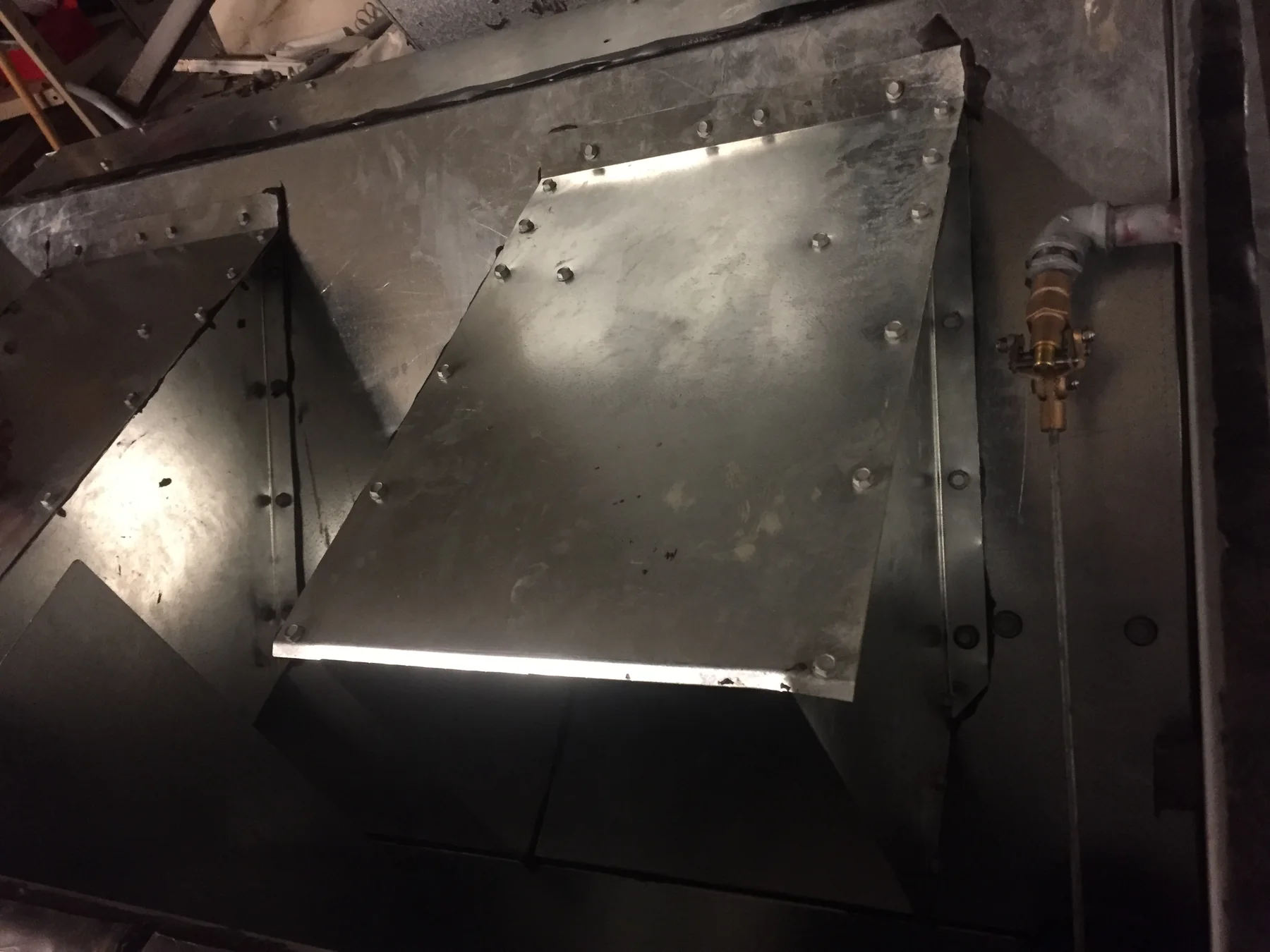 Basement cooling tower replacement, project photo 6