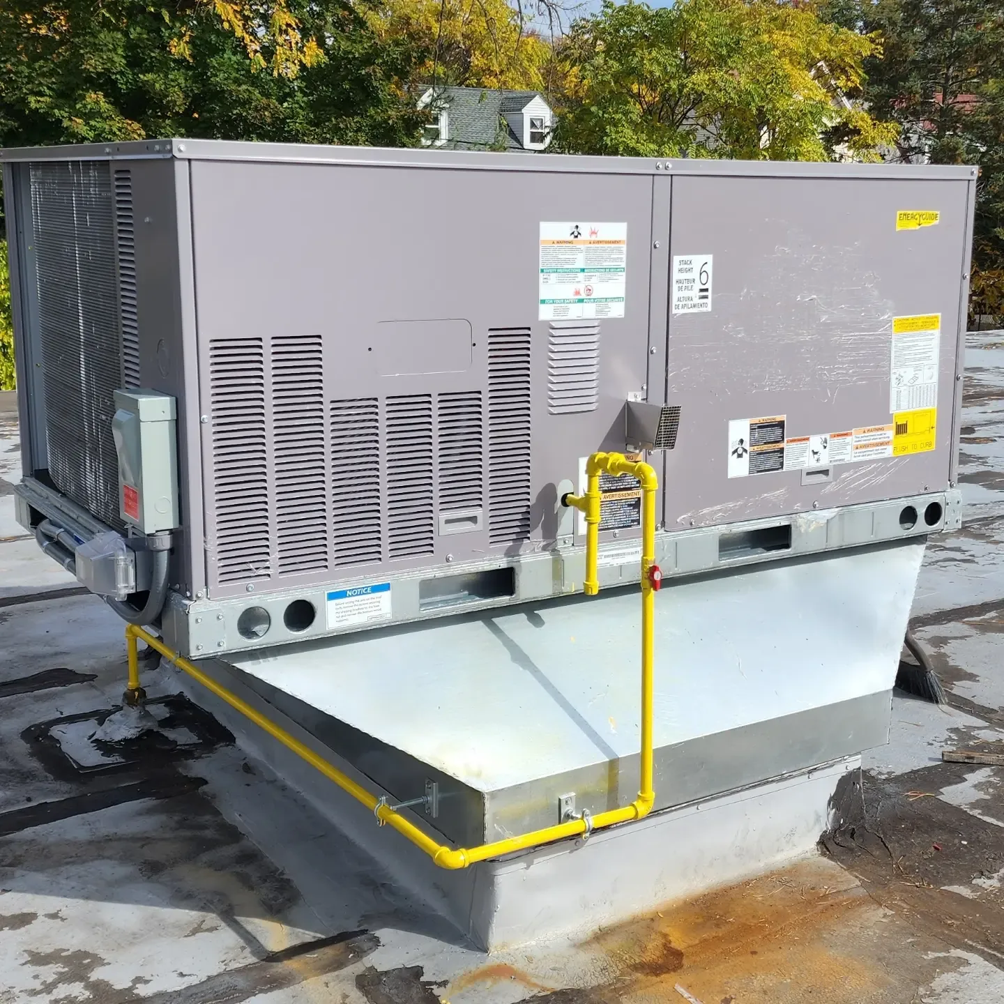L’Oréal rooftop HVAC, project photo 1
