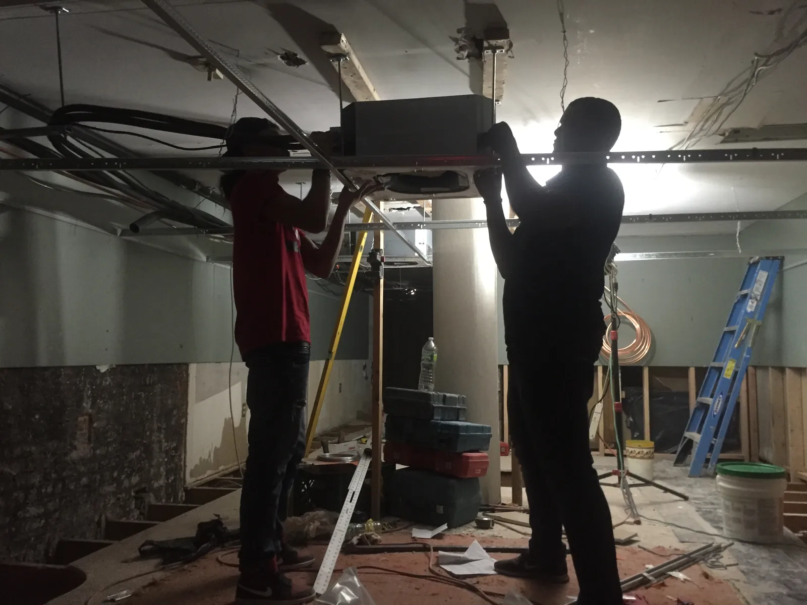 Grocery store cooling installation, project photo 3
