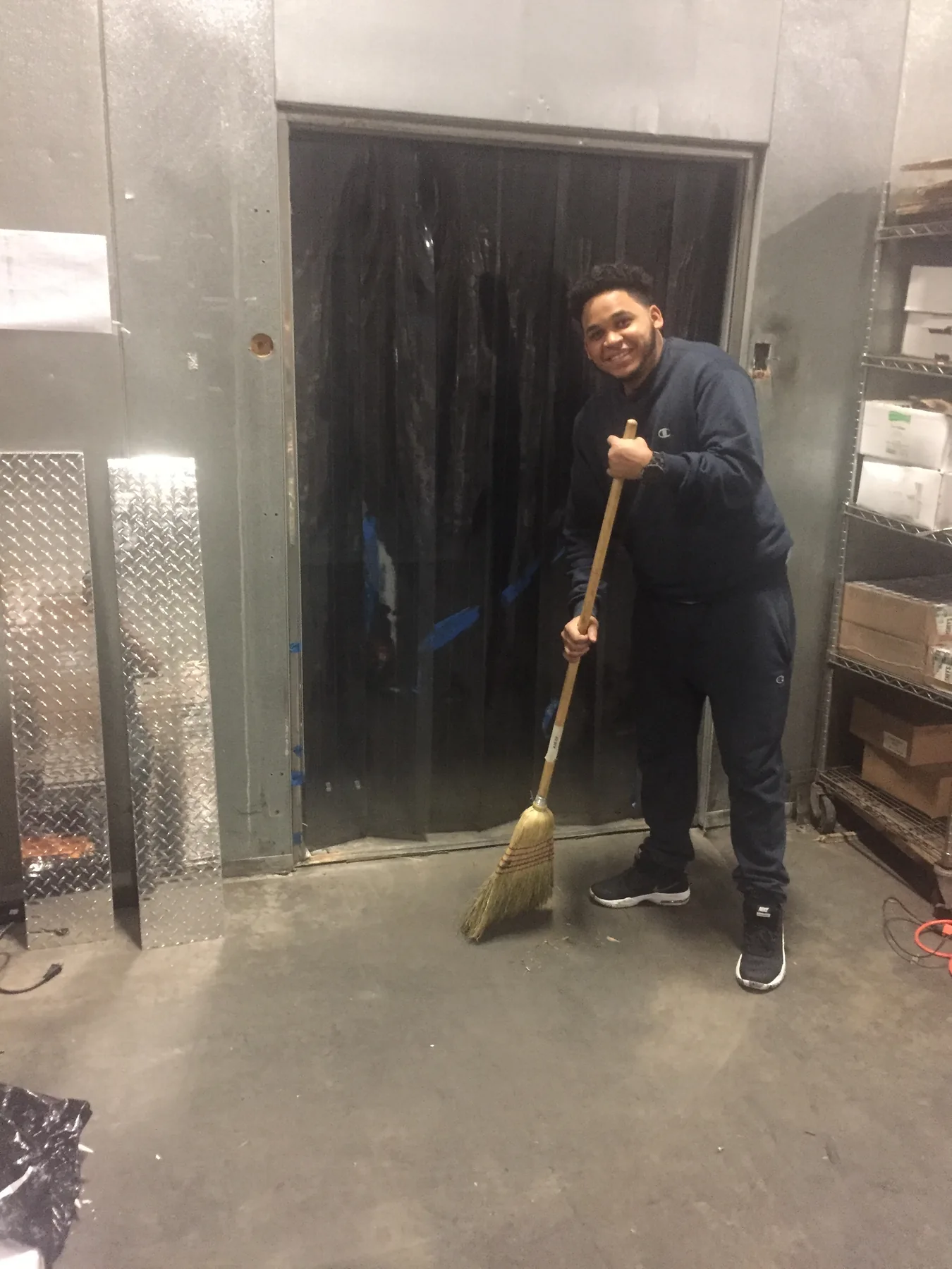 Warehouse walk-in door, project photo 5